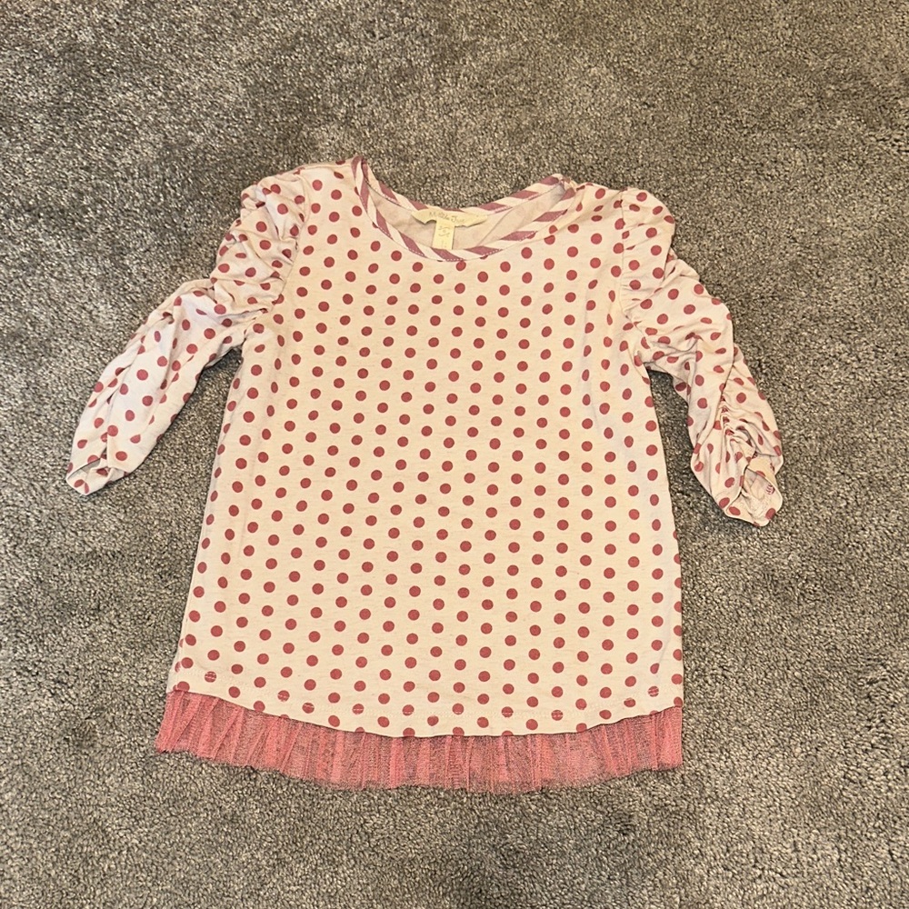 Matilda Jane Pink Polka Dot Top